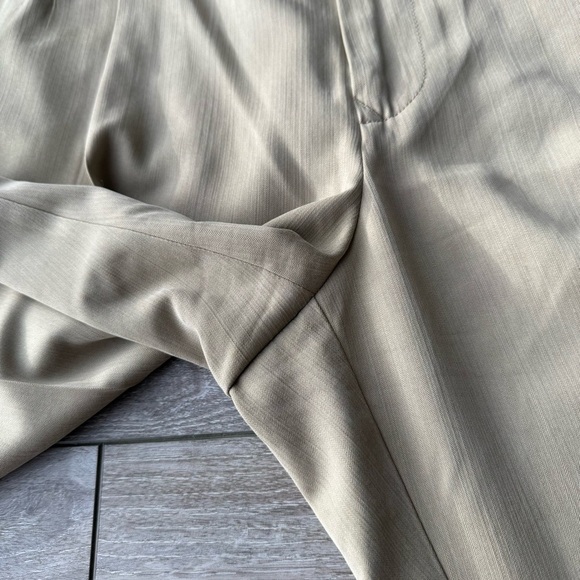 Tommy Bahama Tan Colour Silk Blend Trouser Dress Pants - Picture 3 of 14